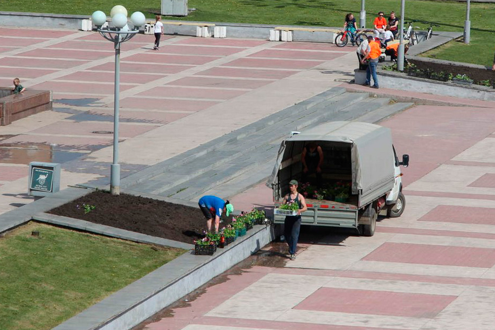 У бюста Карла Маркса, на Аллее Славы, у Пушки и не только: власти рассказали, где уже появились и куда еще высадят живые цветы