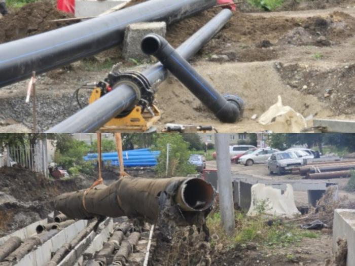 Горячей и холодной воды нет на улице Кутузова в Каменске-Уральском. Объясняем, что происходит | В Каменске-Уральском на улице Кутузова проводят модернизацию инженерных сетей