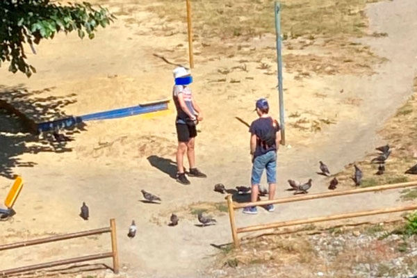 В Каменске-Уральском подростки вновь издевались над птицей