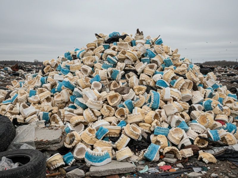 У стоматологии в Нижнем Тагиле нашли гору слепков человеческих челюстей с фамилиями  | В Нижнем Тагиле возле клиники выбросили медотходы с данными пациентов