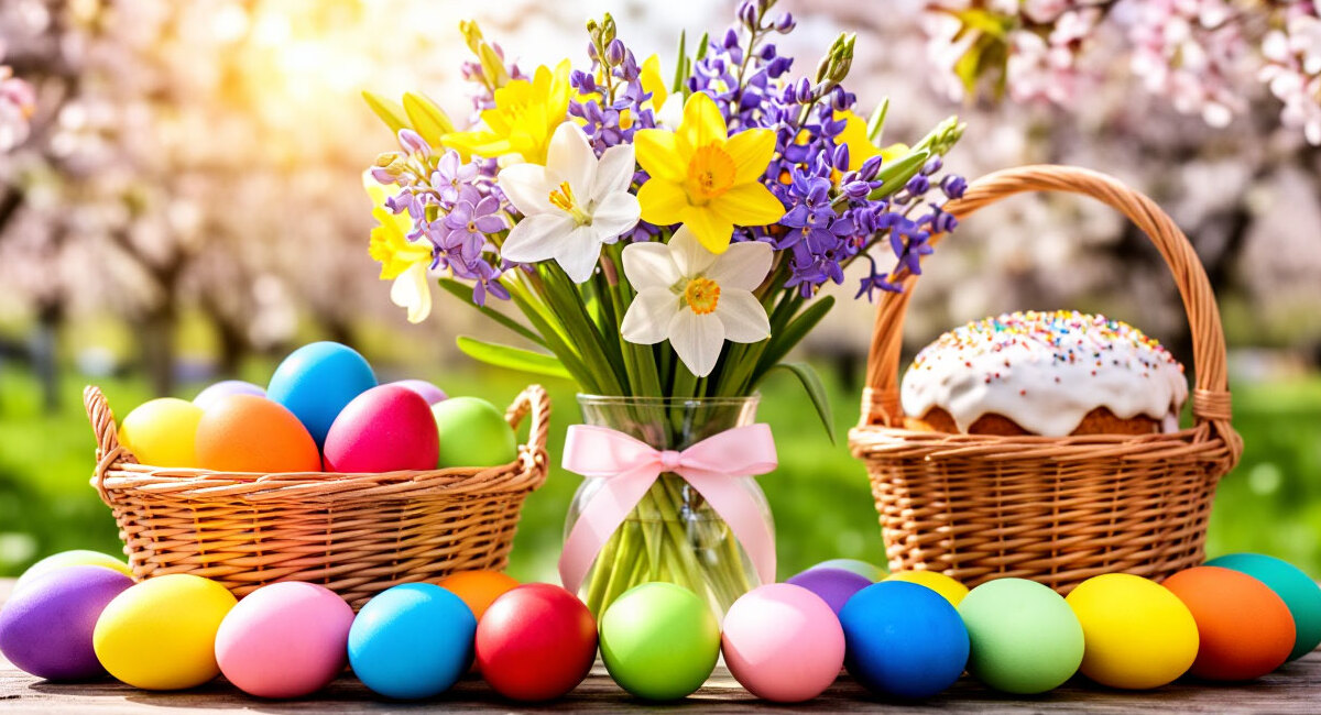Не куркума и не шелуха: секрет праздничных пасхальных яиц — пару веточек сделают их по настоящему солнечными