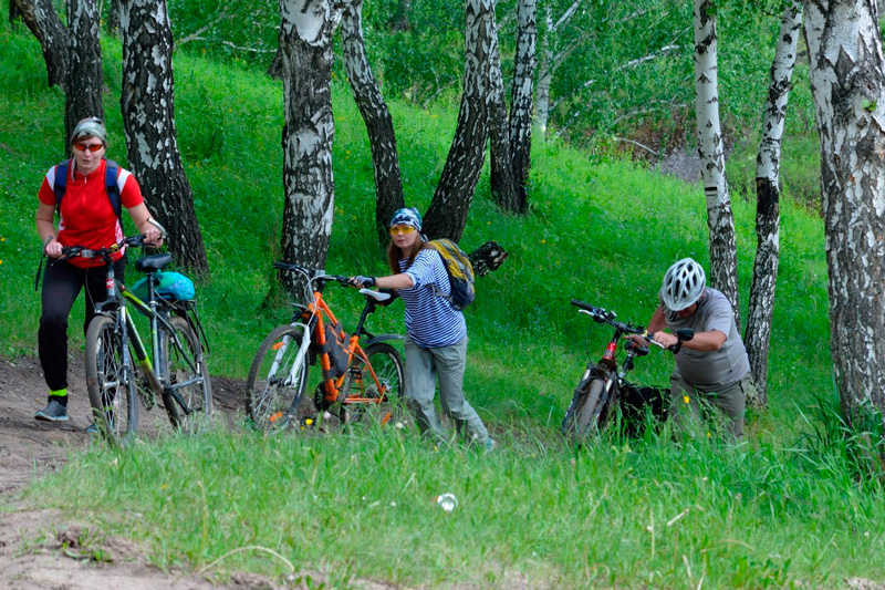 Каменцев позвали на велопрогулку, пообещав, что маршрут по силам найдется всем. Самым опытным предлагают прокатиться до порога Ревун