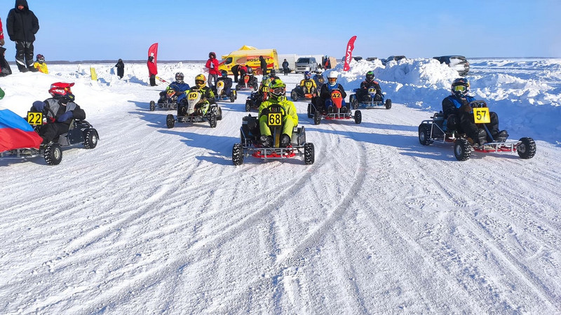 «Великолепное выступление»: юные картингисты из Каменска-Уральского гоняли по льду озера Калды, доказывая мастерство на Кубке автофедерации