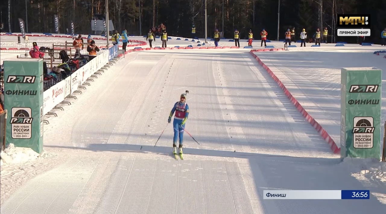 Биатлонистка из Каменска-Уральского стала лучшей в биатлоне