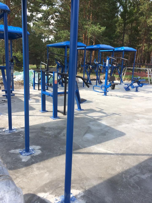 До открытия — несколько дней. В Березовой роще в Каменске-Уральском монтируют тренажеры — здесь смогут бесплатно заниматься все желающие