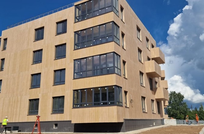 Первые деревянные многоэтажки построили в России