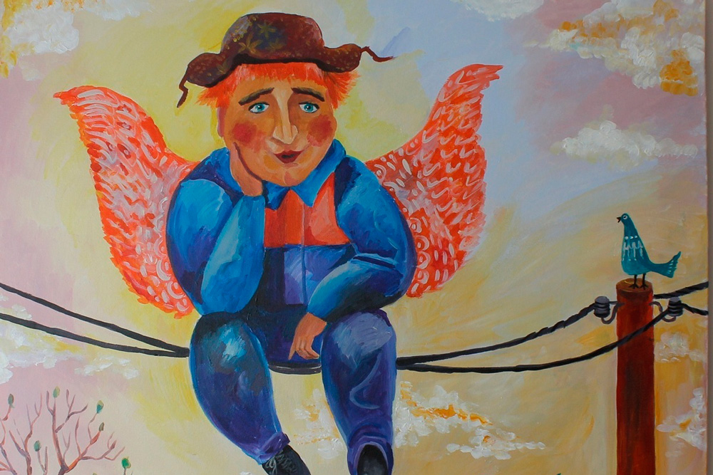 «Мой ангел — в шапке-ушанке и с крыльями за спиной». Художница из Каменска-Уральского участвует в арт-проекте в музее Комсомольска-на-Амуре