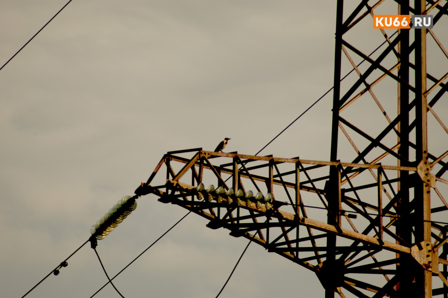 Ураганный ветер в Каменске-Уральском: рухнула опора ЛЭП, тысячи жителей пос. Ленинский остались без электричества