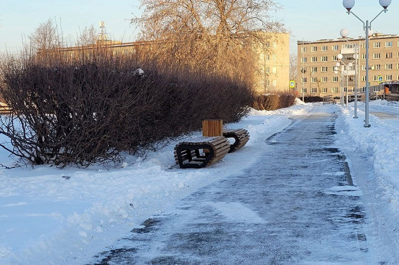 В Каменске-Уральском в поселке имени Чкалова завершили первый этап благоустройства Берендеевки