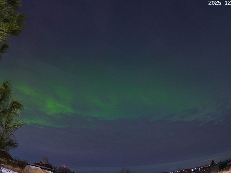 В Свердловской области увидели редкое северное сияние: небо над уральским городом озарили яркие цвета | Уральцы заметили северное сияние над Ирбитом и поделились снимками