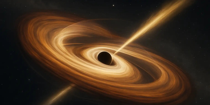 Учёные впервые напрямую увидели, как чёрная дыра «закручивает» пространство | Астрономы впервые зафиксировали «закручивание» пространства чёрной дырой