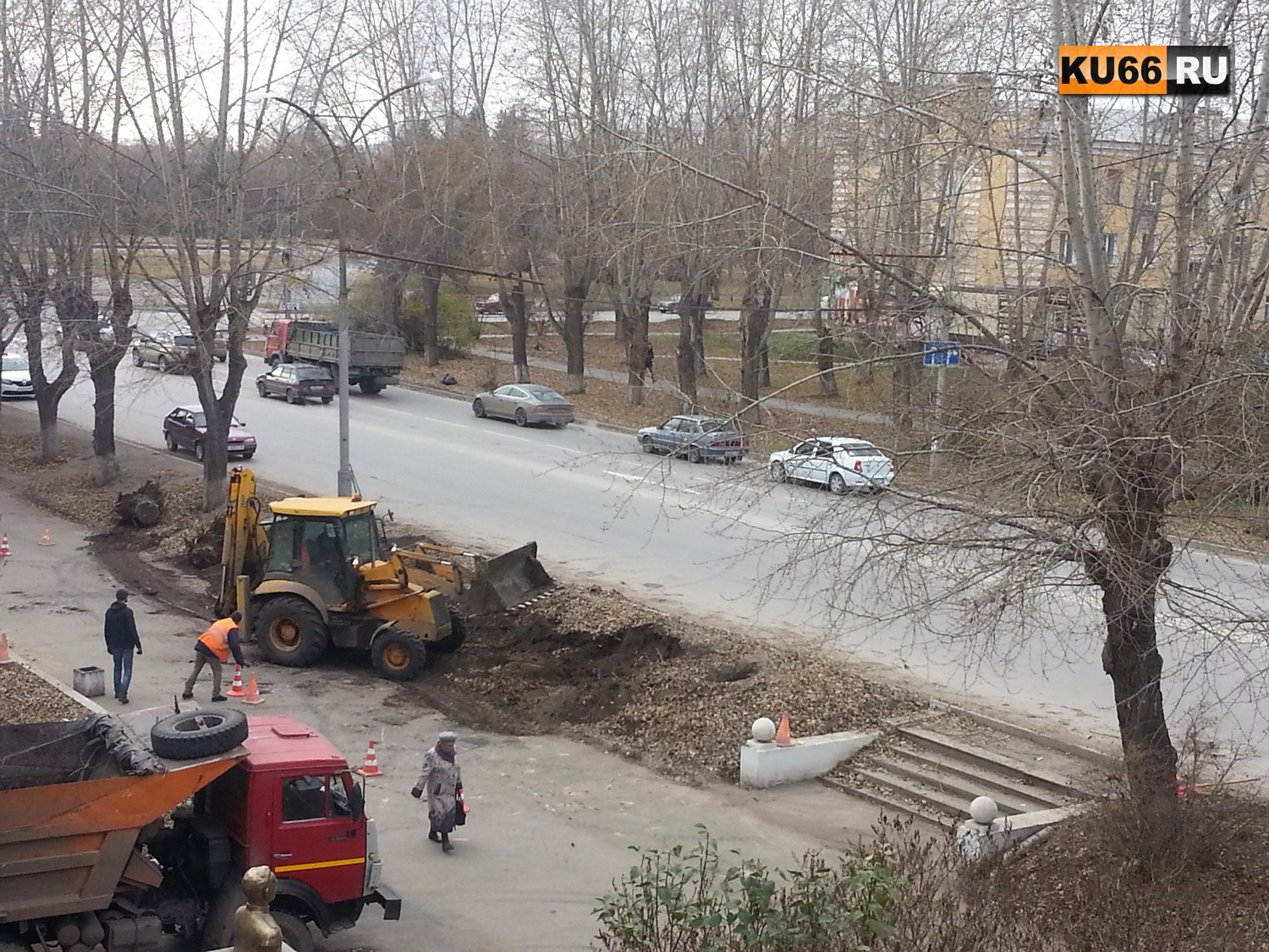 В Каменске-Уральском перенесут остановку «Улица Строителей». Началась расчистка территории под будущий павильон