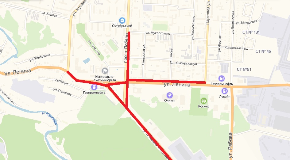 В ГИБДД рассказали, как перекроют дороги в Каменске-Уральском в пятницу, где припарковаться и перекроют ли Байновский мост?