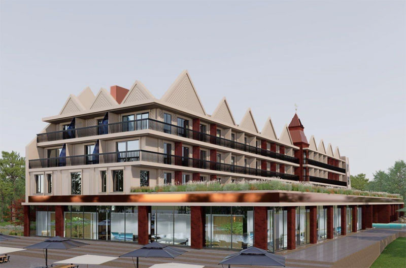 Под Екатеринбургом построят термальный комплекс с апарт-отелем за 1 миллиард рублей | На озере Балтым появится термальный комплекс с апарт-отелем в неорусском стиле