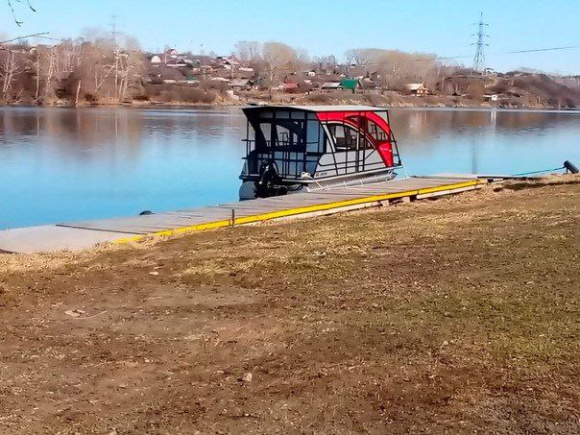 В Каменске-Уральском в этом году появится еще два новых кораблика. Один уже спустили на воду