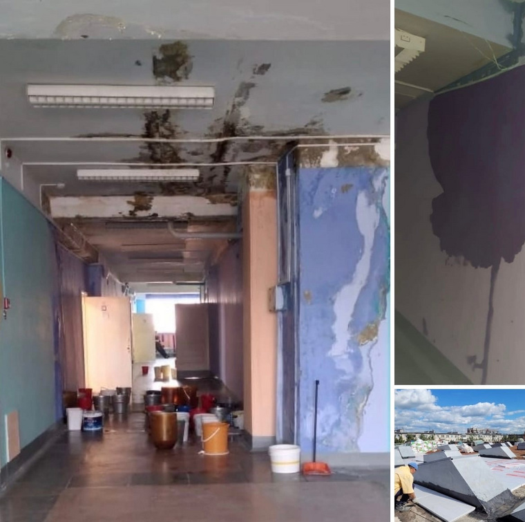 В Каменске-Уральском школа №60 не открылась к 1 сентября из-за ремонта крыши