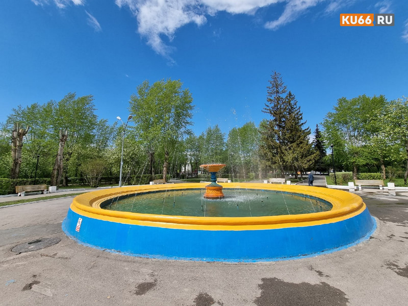 Фонтан в парке трубников вновь радует горожан