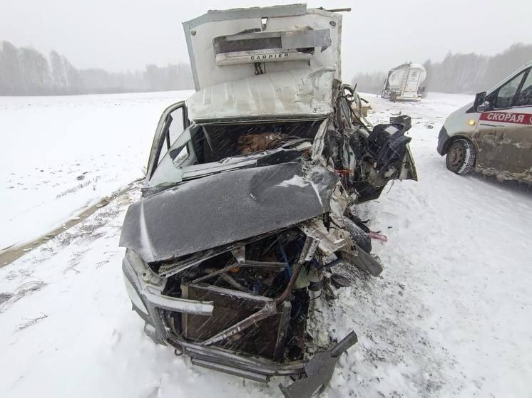 На трассе под Каменском-Уральским в ДТП погиб водитель «Газели» | На трассе в Курганской области «Газель» врезалась в фуру
