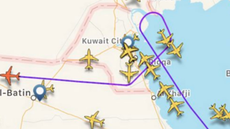 Британский самолет совершил экстренный разворот над Ираком