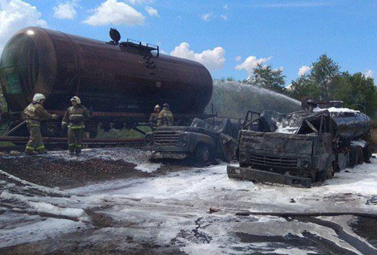 Четверо военнослужащих ЦВО пострадали при пожаре в Саратовской области