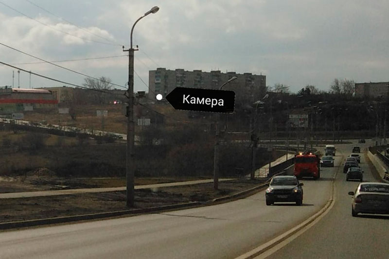 Камеру видеофиксации у Байновского моста перенесли. Пока работает в тестовом режиме