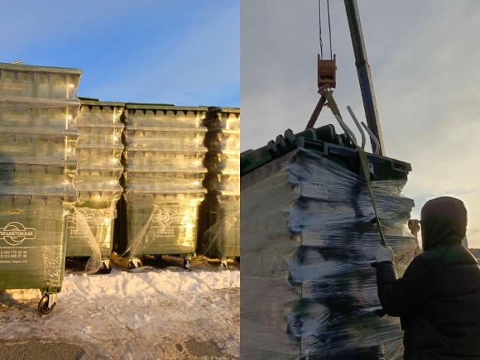 Новые мусорные контейнеры появились в Каменске-Уральском и Каменском районе | В Каменск-Уральский и Каменский район завезли 110 новых евроконтейнеров