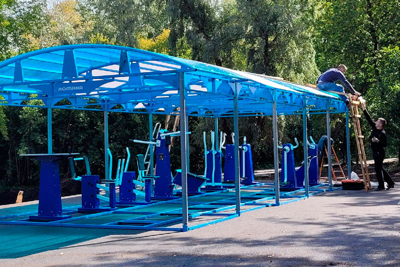 На следующей неделе в Каменске-Уральском на Набережной откроют тренажерку