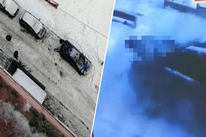 Рухнула на припаркованную машину: 13-летняя девочка разбилась, упав с многоэтажки