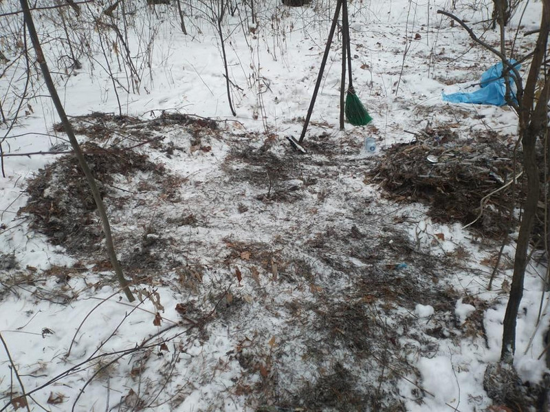 Из каменского леса в пос. Трубников вывезли груду использованных шприцев, которые больше месяца назад обнаружили местные жители