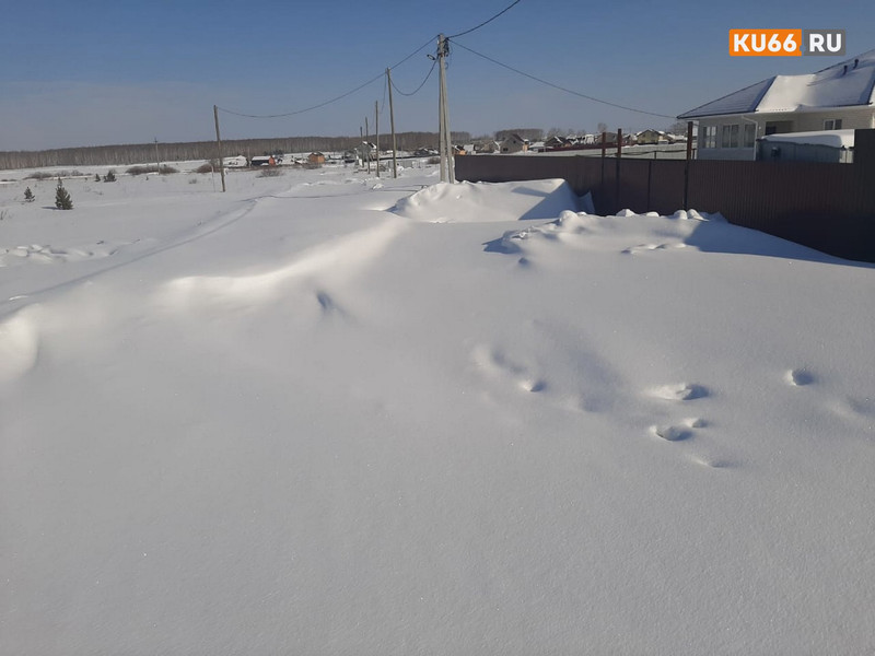 «К дому уже неделю не могу подъехать». В селе Черемхово Каменского района снегом завалило всю улицу — здесь сугробы, как в поле