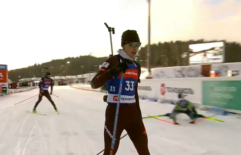 Золото Кубка Содружества: биатлонист из Каменска-Уральского победил в Минске | Спортсмен из Каменска-Уральского стал победителем гонки в Минске
