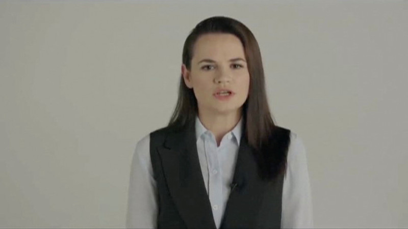 Тихановская заявила, что время для разговора с Россией не пришло