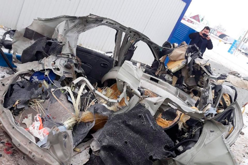 В Башкирии на газовой заправке взорвался автомобиль