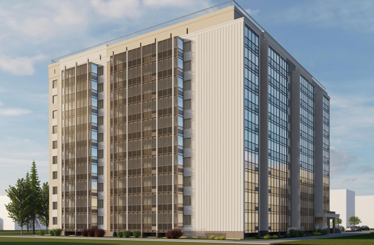 Как панельный дом стал архитектурным проектом: новый жилой комплекс в центре Каменска-Уральского | Как в Каменске-Уральском переосмыслили панельный дом