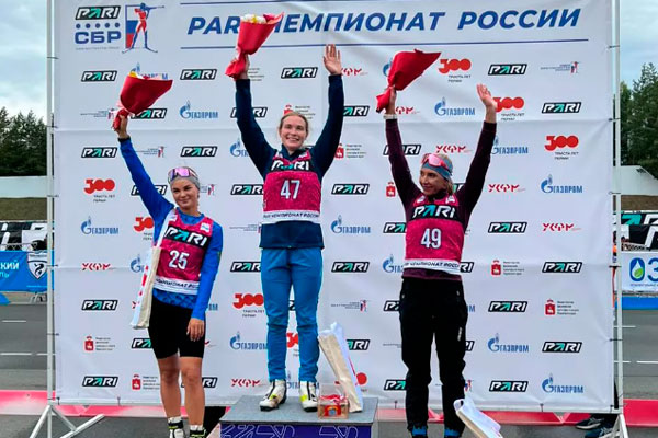 Биатлонистка из Каменска-Уральского стала чемпионкой России в спринте