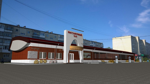 В честь сорокалетнего юбилея выставочный зал Каменска-Уральского обретет «новое лицо». Здесь заменят витражи, обновят фасад и входную группу