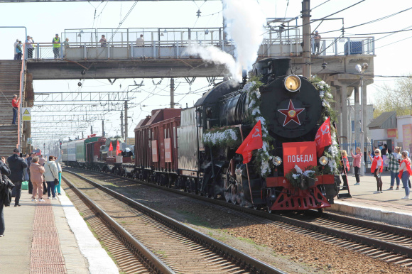 В Каменск-Уральский прибыл «Эшелон Победы»
