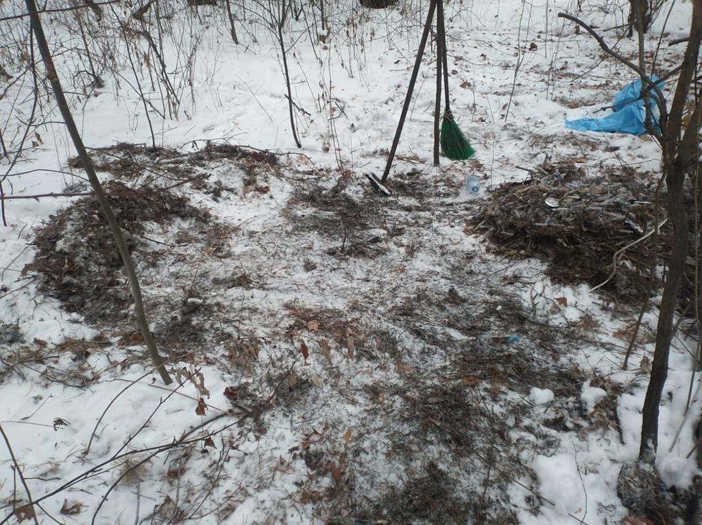 Из каменского леса в пос. Трубников вывезли груду использованных шприцев, которые больше месяца назад обнаружили местные жители