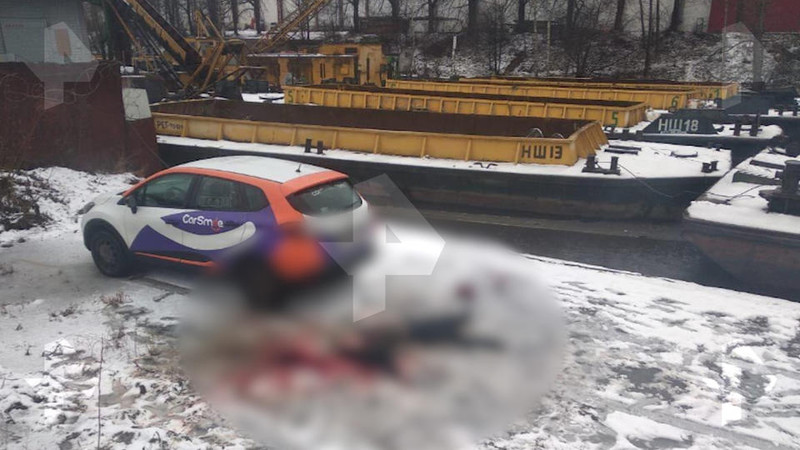 Кадры задержания преступников, спрятавших труп в багажник каршеринга