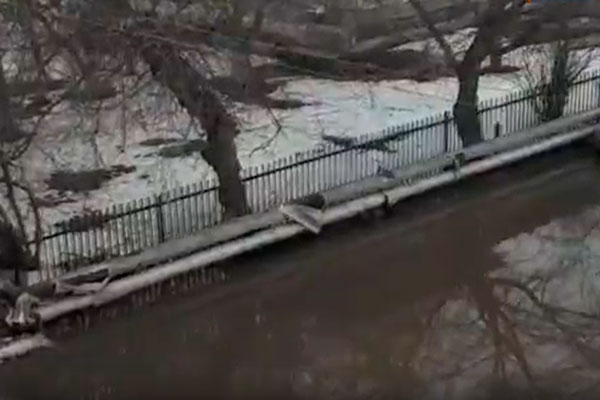 «Вывоз снега не включен в услуги содержания жилья», - ответили жителям дома в Каменске-Уральском, двор которого превратился в море...