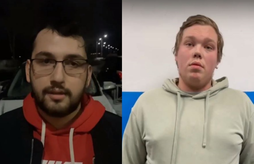 Хулиганов, взорвавших петарду в день траура, заставили извиниться на камеру | Хулиганов, взорвавших петарду после теракта, заставили извиниться