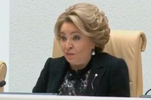 Матвиенко призвала малый и средний бизнес "завалить всю Россию гвоздями"