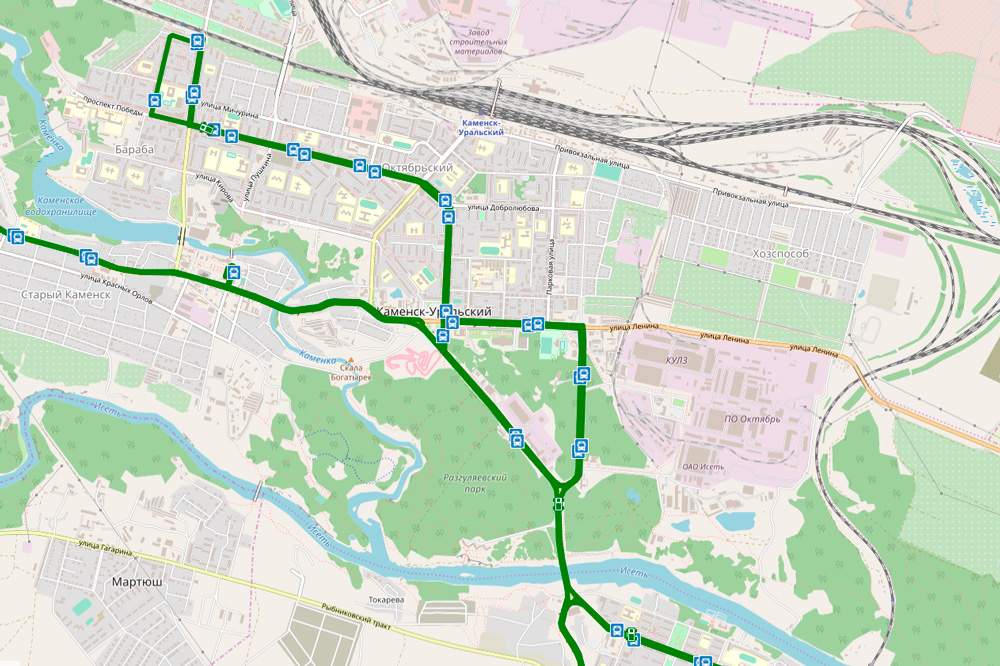 Из приложения «Яндекс.Транспорт» почему-то удалена информация об автобусах Каменска-Уральского, при этом техподдержка не работает...