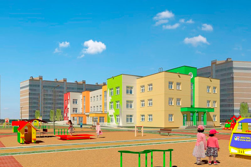 Не успели закончить школу, приступили к детскому садику: в микрорайоне Южный Каменска-Уральского начали огораживать площадку под стройку ДОУ