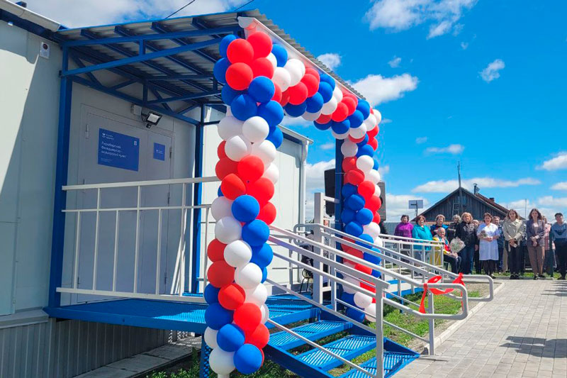 Модульный фельдшерский пункт открыт ещё для 600 сельских жителей области под Каменском-Уральским