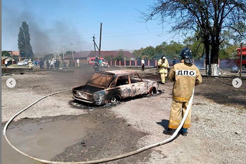 В Чечне взорвалась автозаправочная станция. ВИДЕО В Чечне взорвалась автозаправочная станция. ВИДЕО