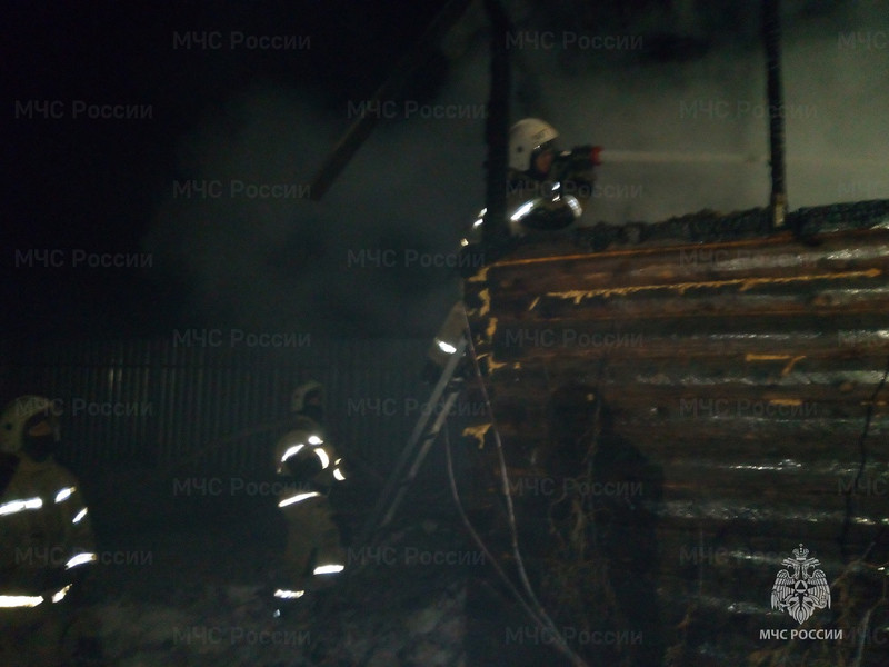 В деревне Брод под Каменском сгорела баня