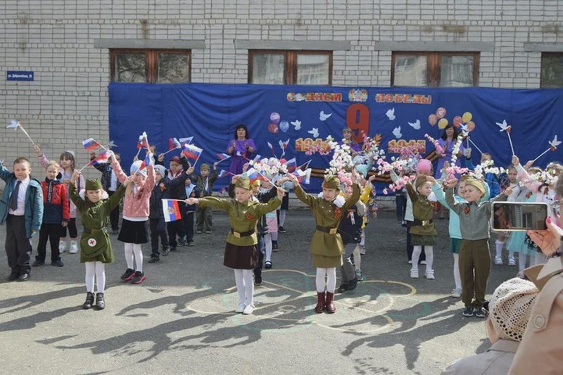 В детсаду №94 состоялись праздничные мероприятия, посвященные 9 мая!