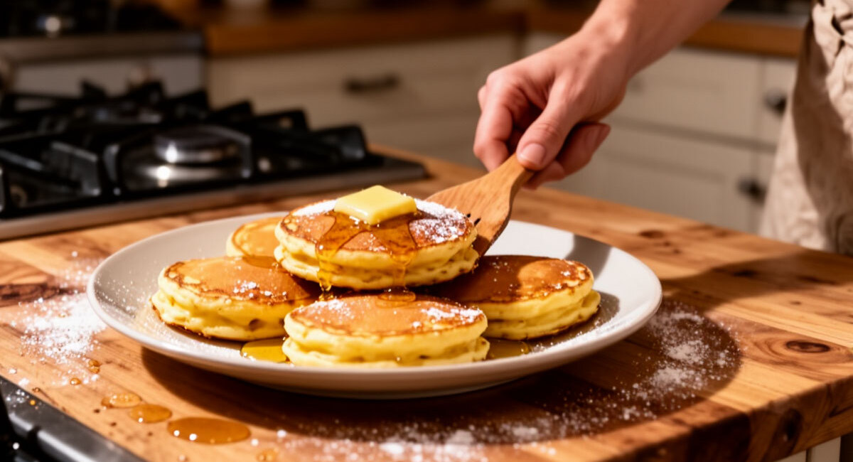 Оладьи готовлю вместо надоевших блинов: пышные, воздушные — вкус как в детстве, а муки минимум