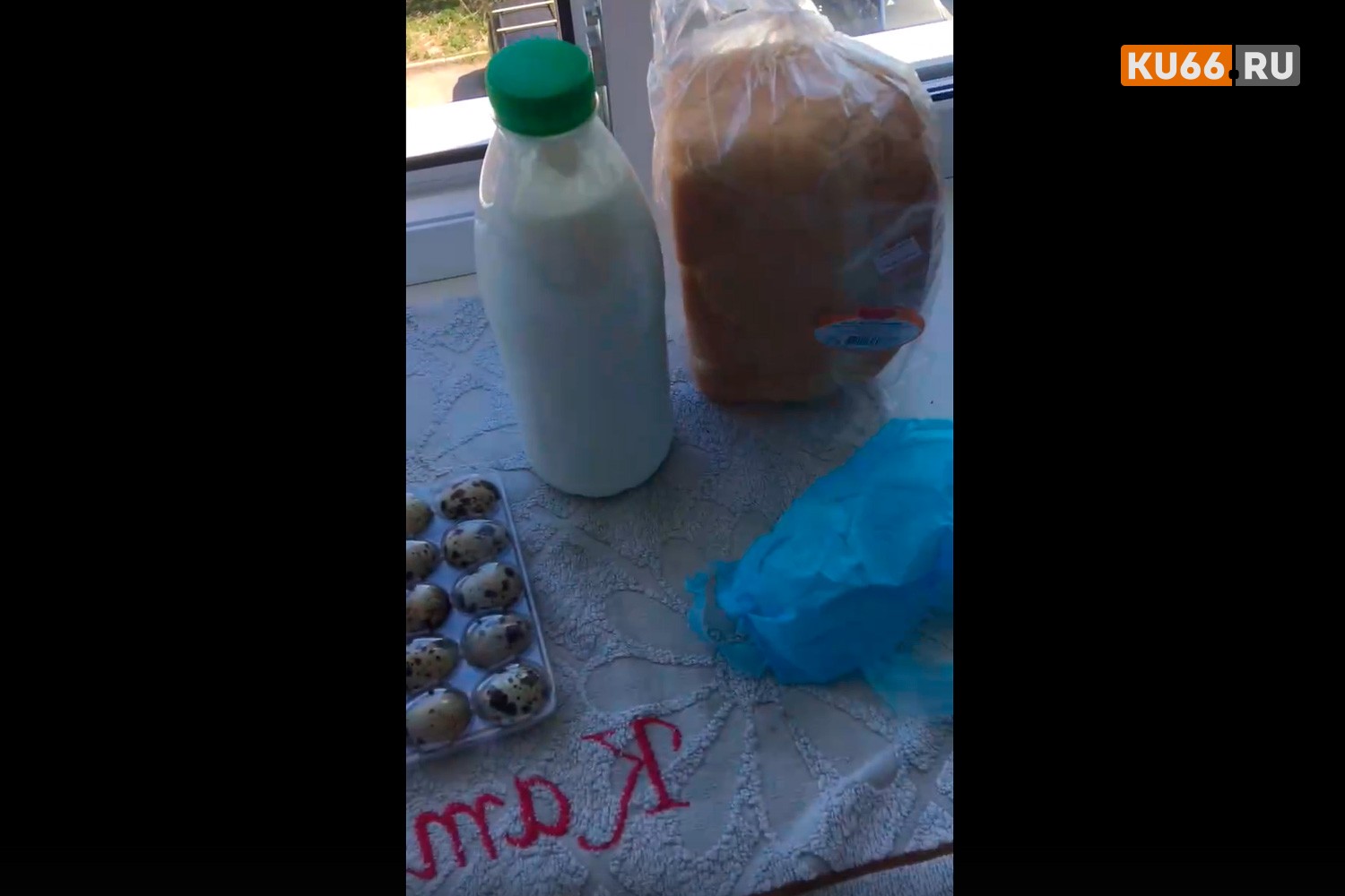 Бутылка кефира, пол-батона. Жильцам общежития в Каменске-Уральском выдали гуманитарную помощь перепелиными яйцами и антисептиком